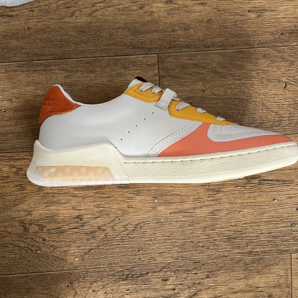 Coach custom sneakers. size 8. Never worn. Pink, Orange, yellow. - Picture 6 of 8